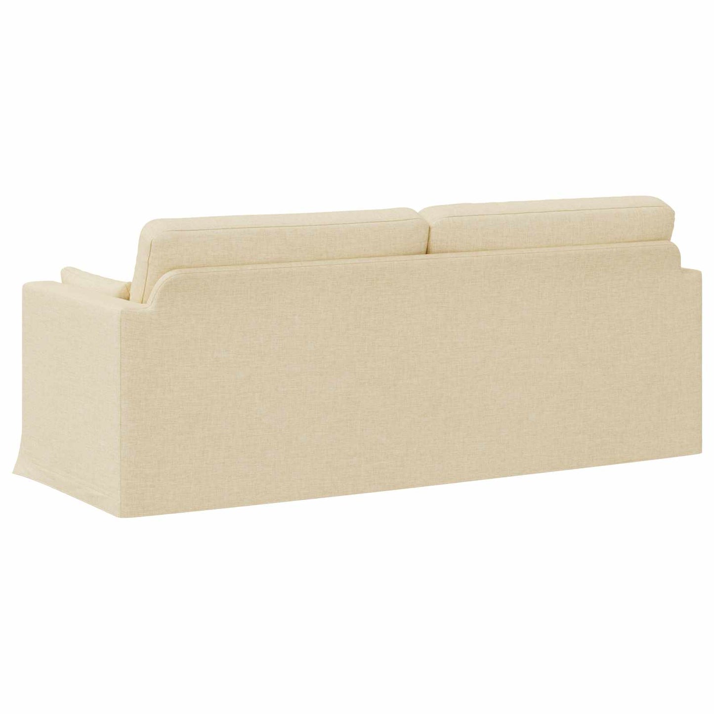vidaXL Sofa Creme 198 x 78 x 80 cm Stoff