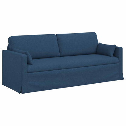 Sofa Blau 198 x 78 x 80 cm Stoff