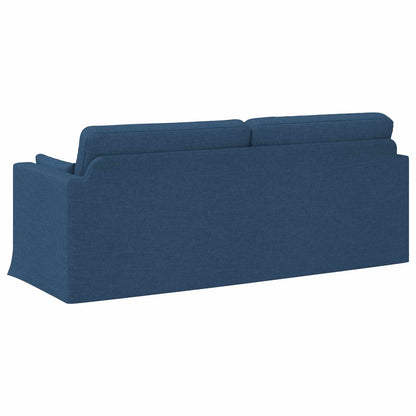 Sofa Blau 198 x 78 x 80 cm Stoff