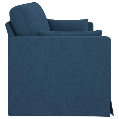 Sofa Blau 198 x 78 x 80 cm Stoff