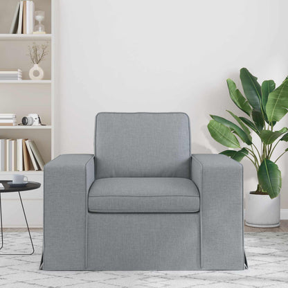vidaXL Sofa Hellgrau 103 x 80 x 82 cm Stoff