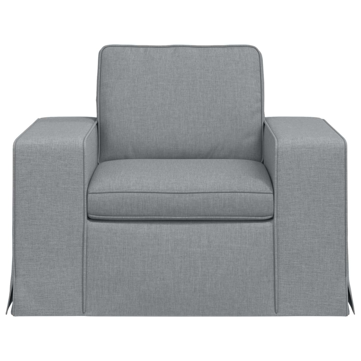 vidaXL Sofa Hellgrau 103 x 80 x 82 cm Stoff