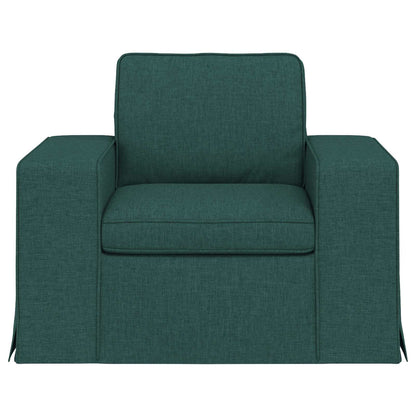 Sofa Dunkelgrün 103 x 80 x 82 cm Stoff