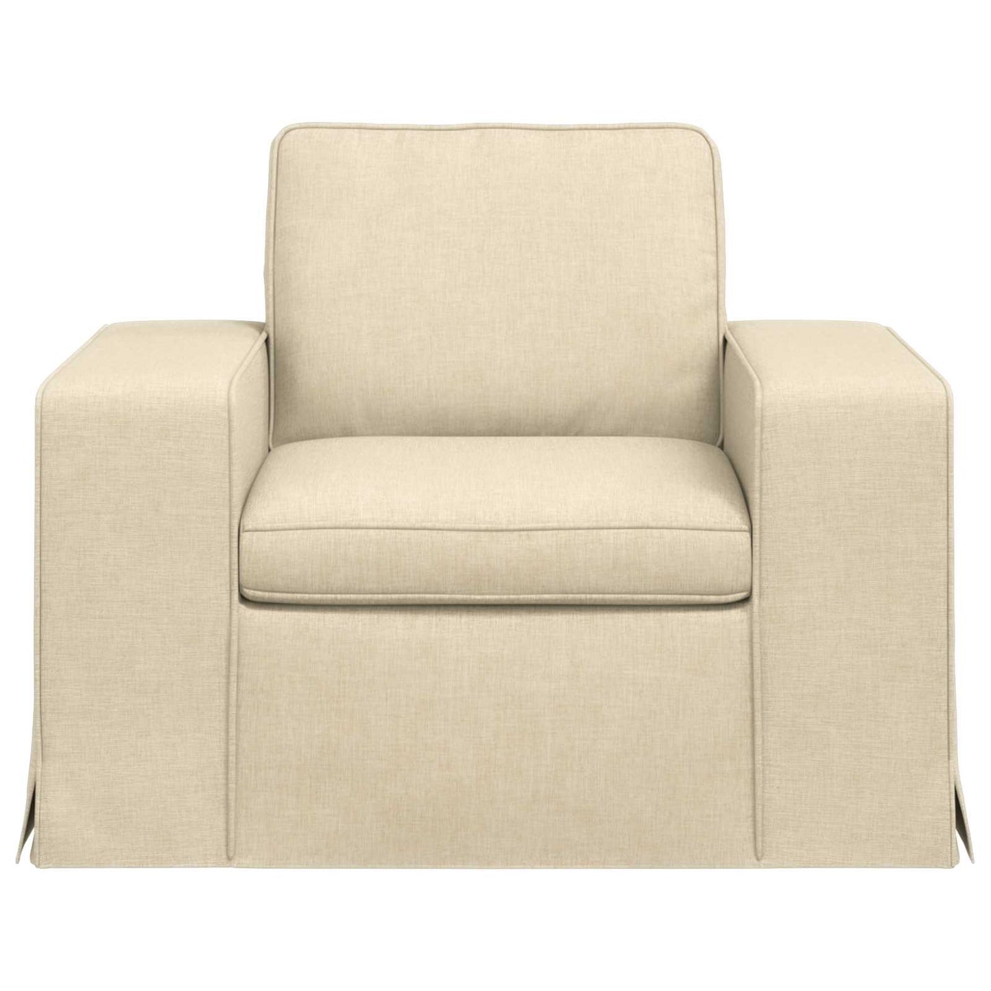 vidaXL Sofa Creme 103 x 80 x 82 cm Stoff
