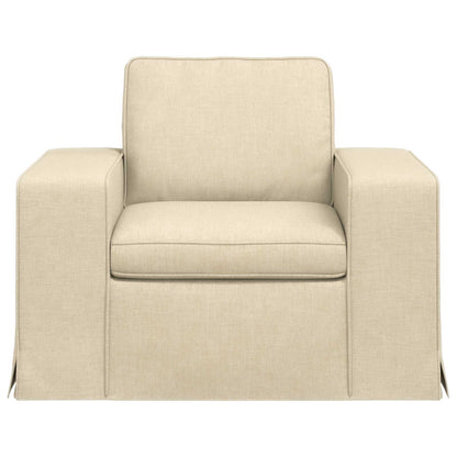 vidaXL Sofa Creme 103 x 80 x 82 cm Stoff