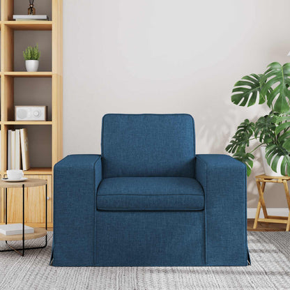 vidaXL Sofa Blau 103 x 80 x 82 cm Stoff