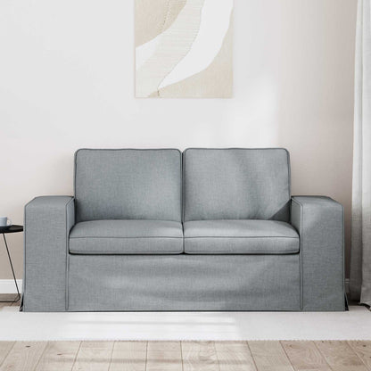 vidaXL Sofa Hellgrau 162 x 80 x 82 cm Stoff