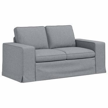 vidaXL Sofa Hellgrau 162 x 80 x 82 cm Stoff