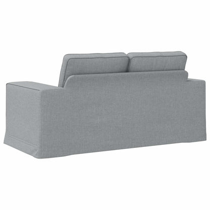 vidaXL Sofa Hellgrau 162 x 80 x 82 cm Stoff
