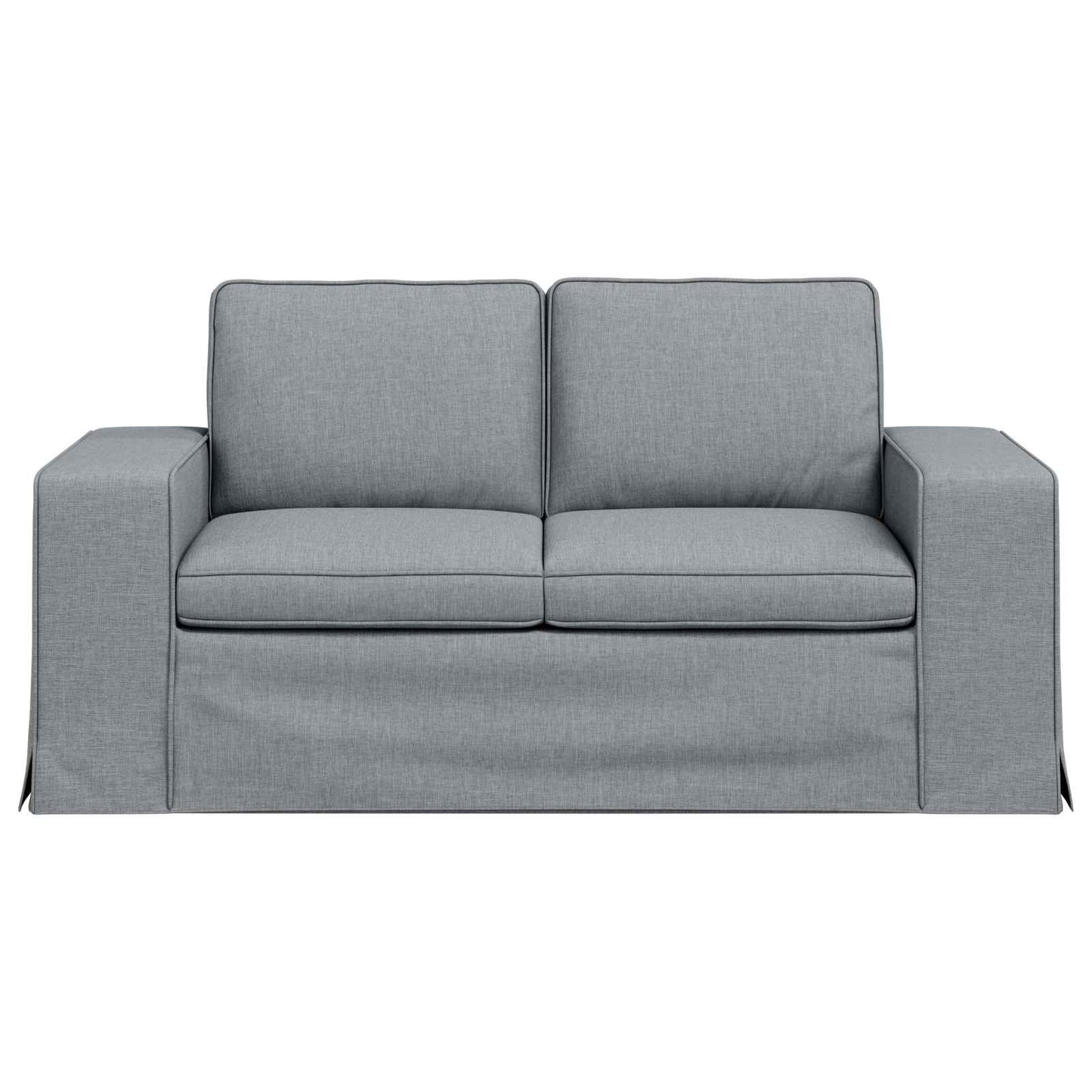 vidaXL Sofa Hellgrau 162 x 80 x 82 cm Stoff