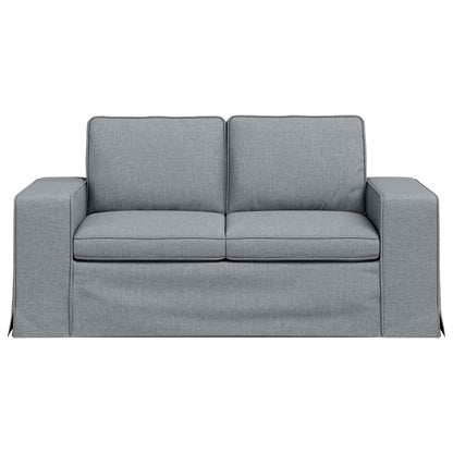 vidaXL Sofa Hellgrau 162 x 80 x 82 cm Stoff