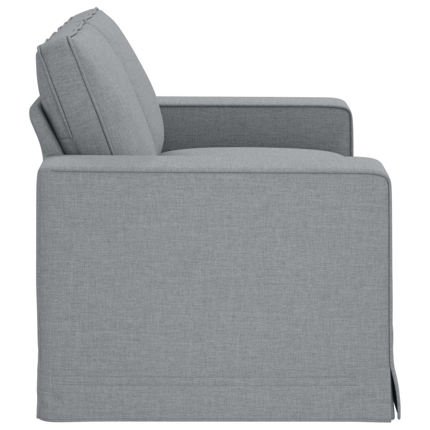 vidaXL Sofa Hellgrau 162 x 80 x 82 cm Stoff
