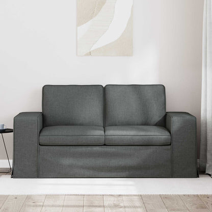 vidaXL Sofa Dunkelgrau 162 x 80 x 82 cm Stoff