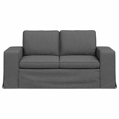 vidaXL Sofa Dunkelgrau 162 x 80 x 82 cm Stoff