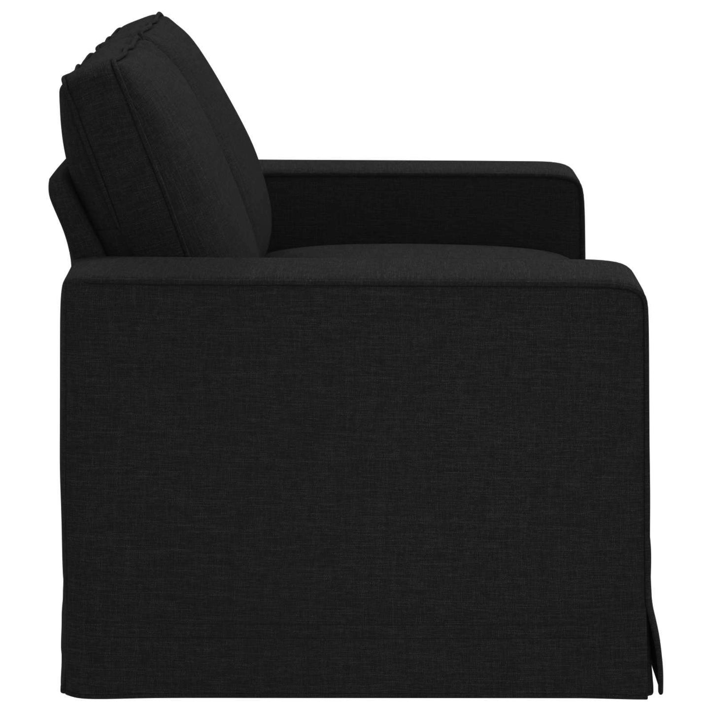 Sofa Schwarz 162 x 80 x 82 cm Stoff