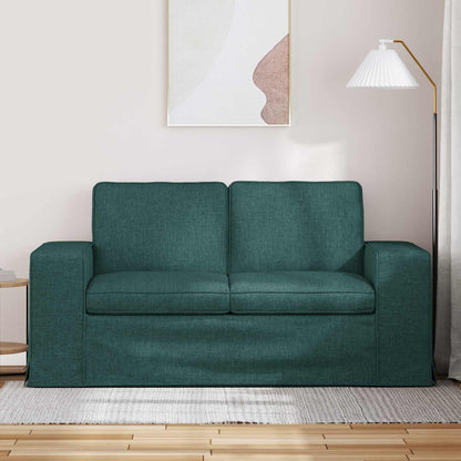 vidaXL Sofa Dunkelgrün 162 x 80 x 82 cm Stoff