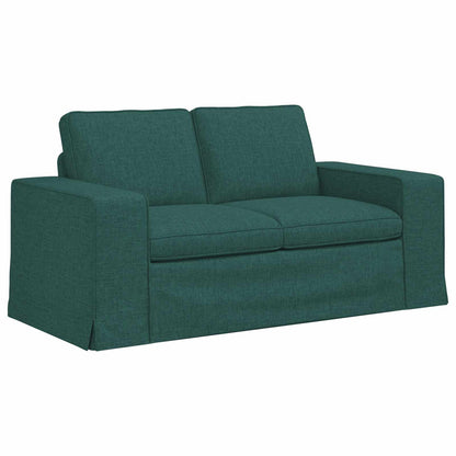 vidaXL Sofa Dunkelgrün 162 x 80 x 82 cm Stoff