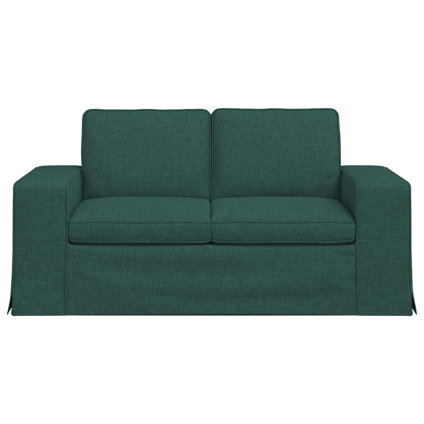 vidaXL Sofa Dunkelgrün 162 x 80 x 82 cm Stoff