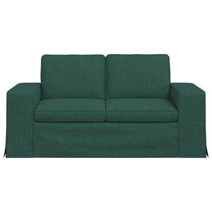 vidaXL Sofa Dunkelgrün 162 x 80 x 82 cm Stoff