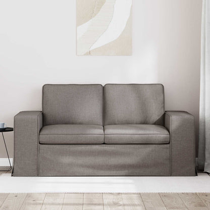 vidaXL Sofa Taupe 162 x 80 x 82 cm Stoff