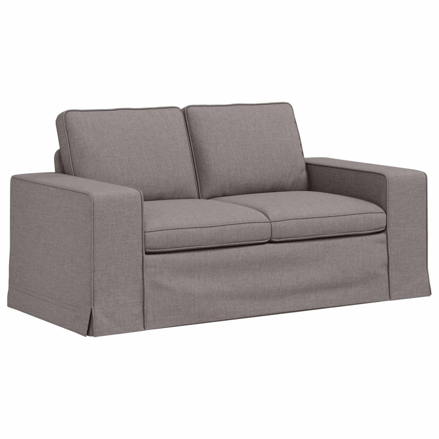 vidaXL Sofa Taupe 162 x 80 x 82 cm Stoff