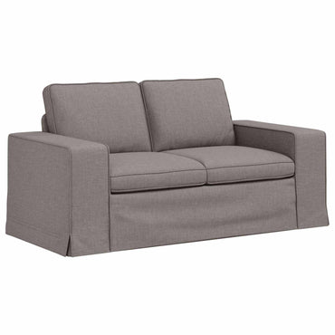 vidaXL Sofa Taupe 162 x 80 x 82 cm Stoff
