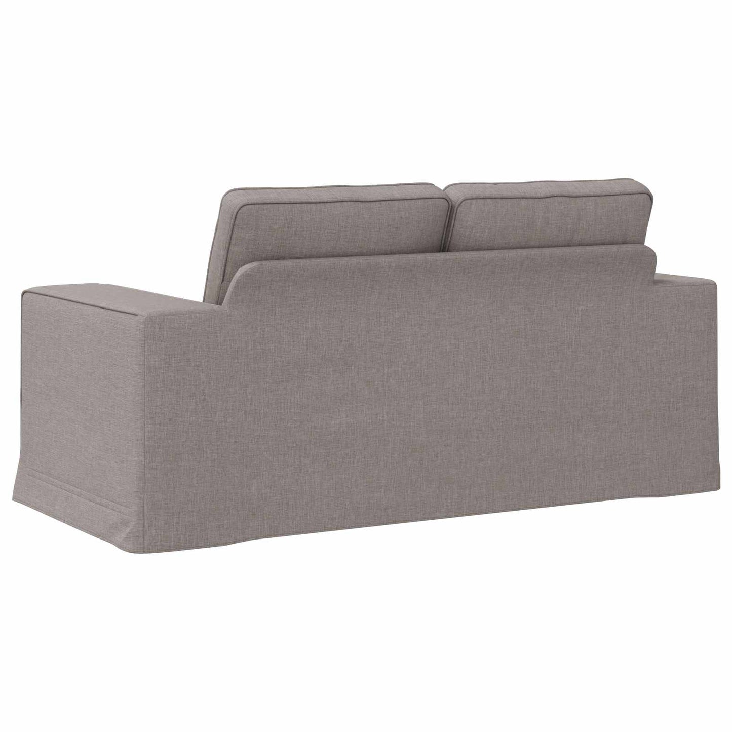 vidaXL Sofa Taupe 162 x 80 x 82 cm Stoff