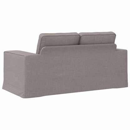 vidaXL Sofa Taupe 162 x 80 x 82 cm Stoff