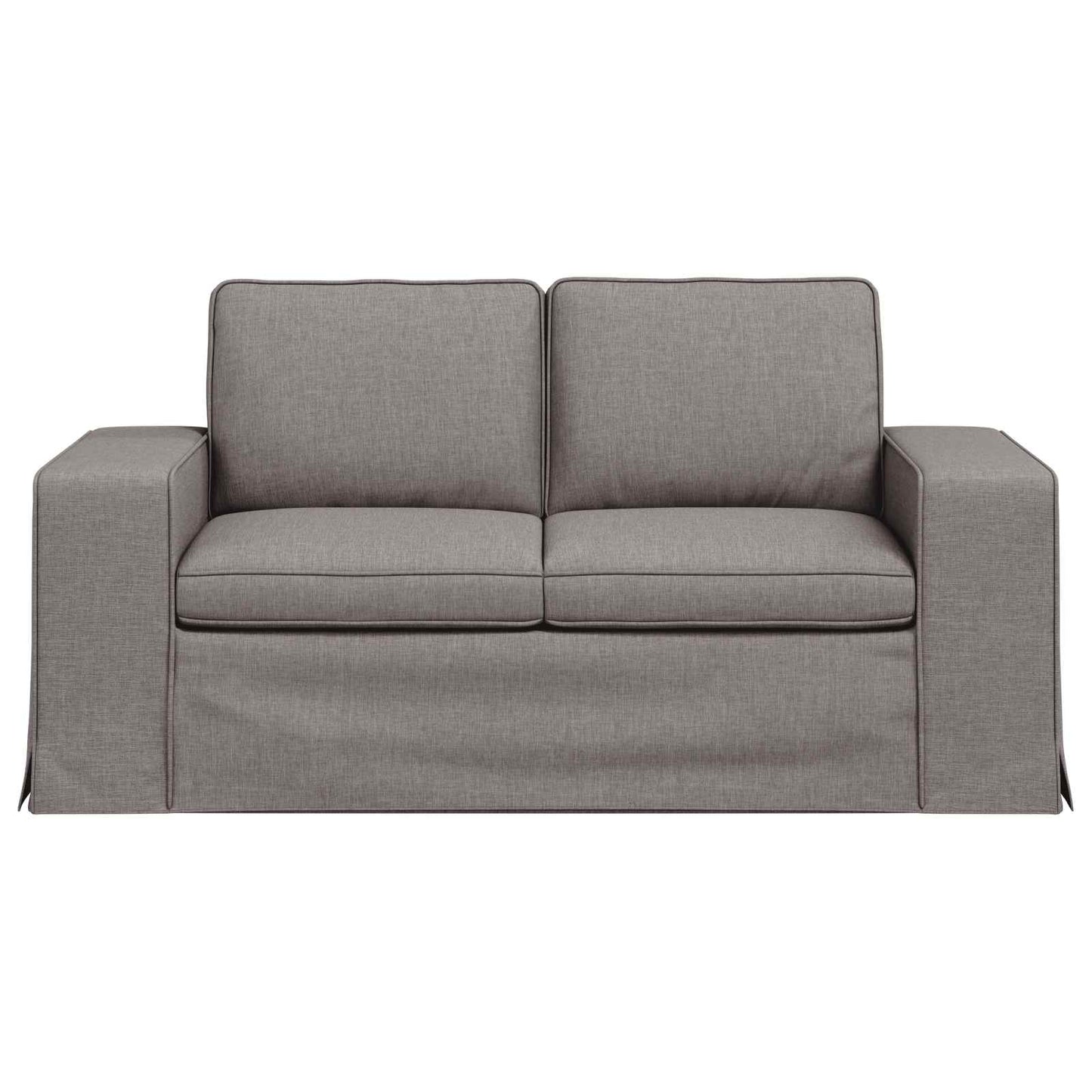 vidaXL Sofa Taupe 162 x 80 x 82 cm Stoff