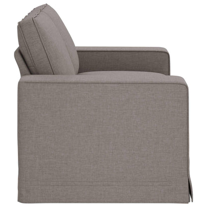 vidaXL Sofa Taupe 162 x 80 x 82 cm Stoff