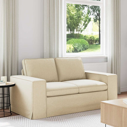 vidaXL Sofa Creme 162 x 80 x 82 cm Stoff