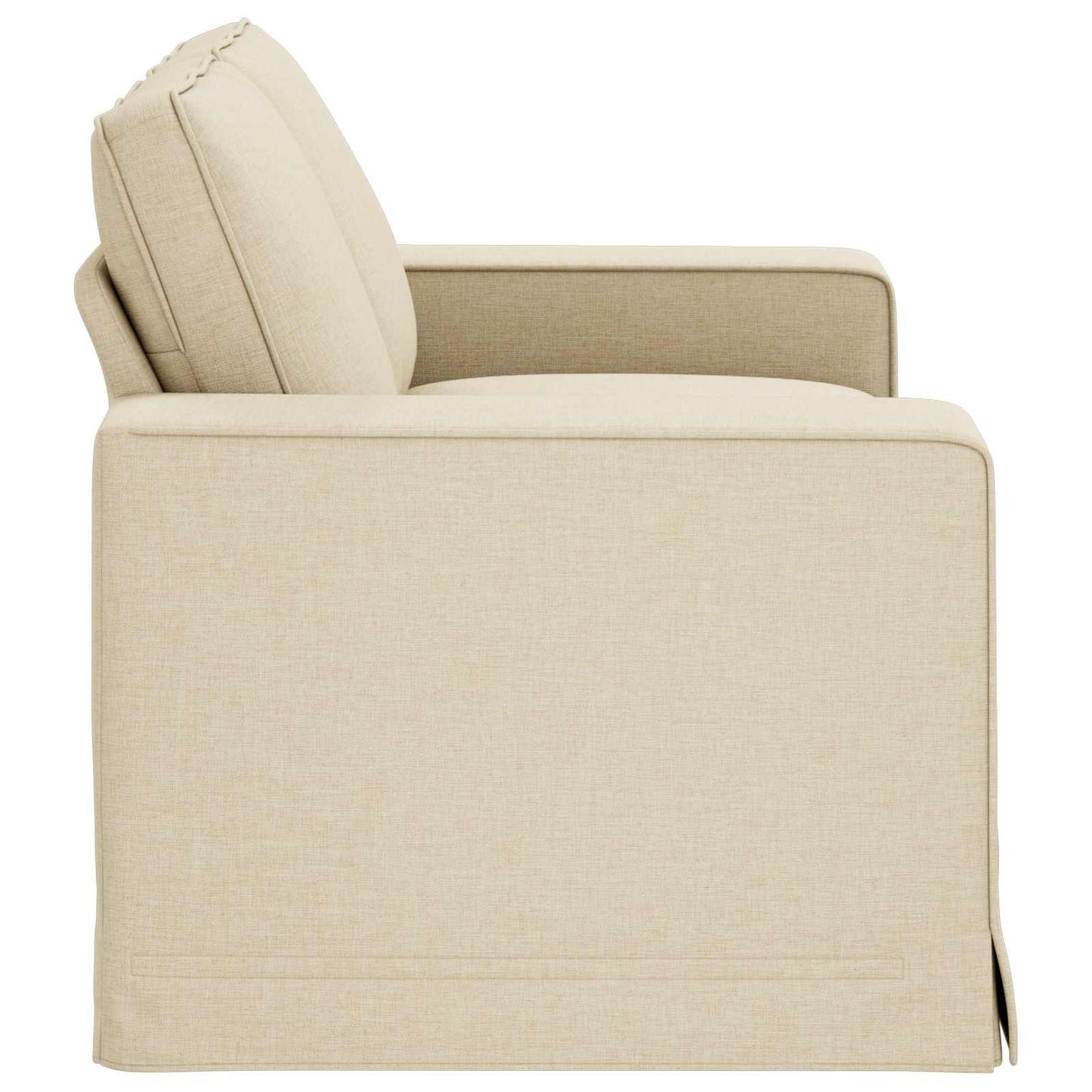 vidaXL Sofa Creme 162 x 80 x 82 cm Stoff