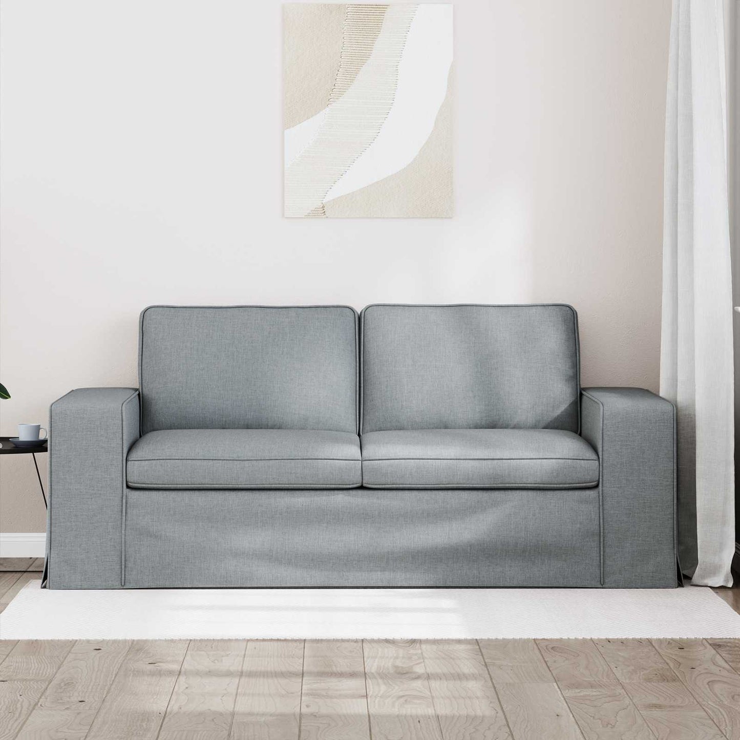 vidaXL Sofa Hellgrau 182 x 80 x 82 cm Stoff