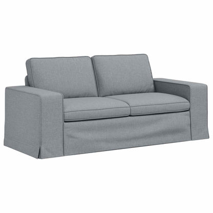 vidaXL Sofa Hellgrau 182 x 80 x 82 cm Stoff