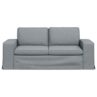 vidaXL Sofa Hellgrau 182 x 80 x 82 cm Stoff