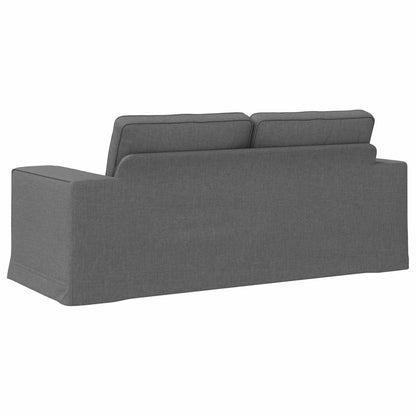 Sofa Dunkelgrau 182 x 80 x 82 cm Stoff