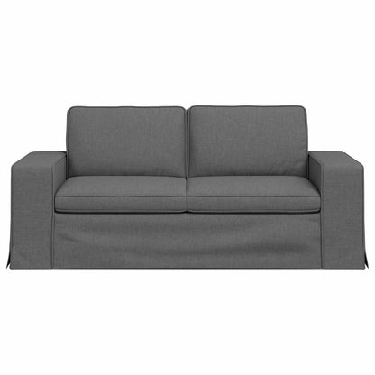 Sofa Dunkelgrau 182 x 80 x 82 cm Stoff