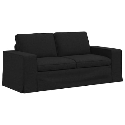 vidaXL Sofa Schwarz 182 x 80 x 82 cm Stoff