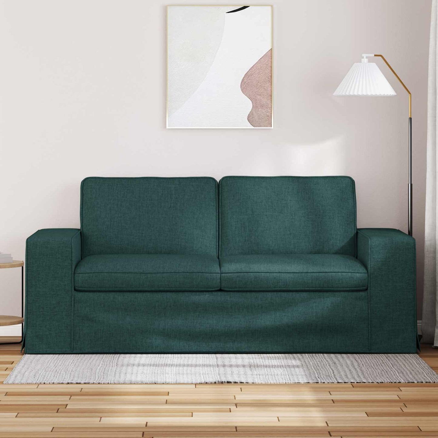 vidaXL Sofa Dunkelgrün 182 x 80 x 82 cm Stoff