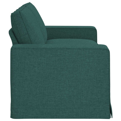 vidaXL Sofa Dunkelgrün 182 x 80 x 82 cm Stoff