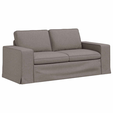 vidaXL Sofa Taupe 182 x 80 x 82 cm Stoff