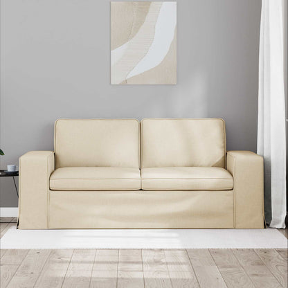 vidaXL Sofa Creme 182 x 80 x 82 cm Stoff