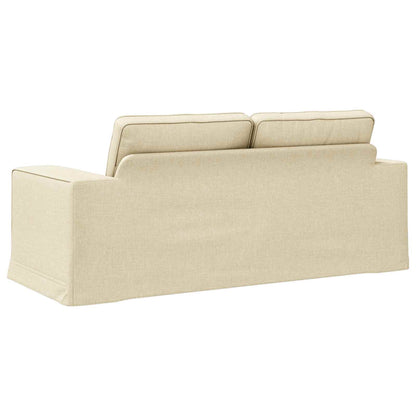 vidaXL Sofa Creme 182 x 80 x 82 cm Stoff