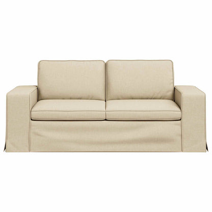 vidaXL Sofa Creme 182 x 80 x 82 cm Stoff