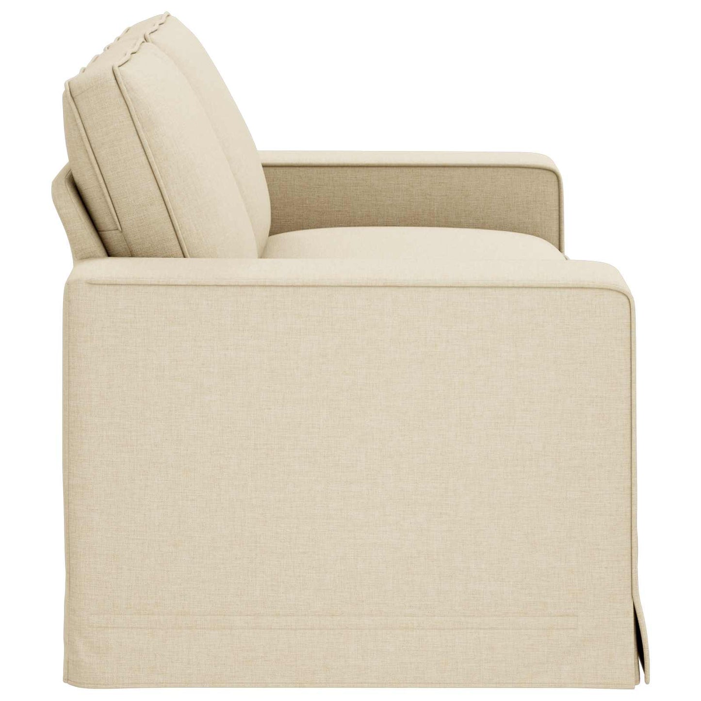 vidaXL Sofa Creme 182 x 80 x 82 cm Stoff
