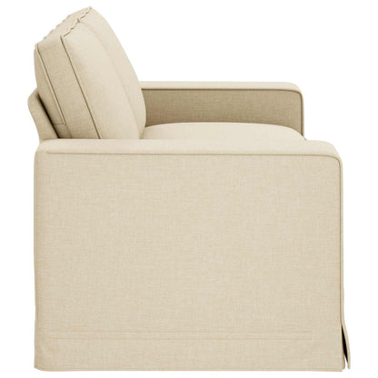 vidaXL Sofa Creme 182 x 80 x 82 cm Stoff