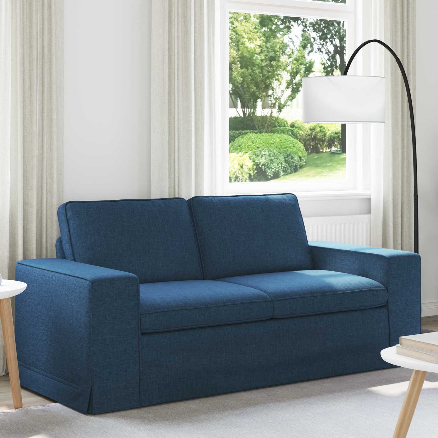 vidaXL Sofa Blau 182 x 80 x 82 cm Stoff