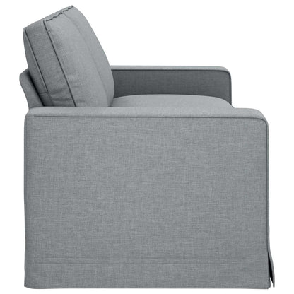 vidaXL Sofa Hellgrau 222 x 80 x 82 cm Stoff