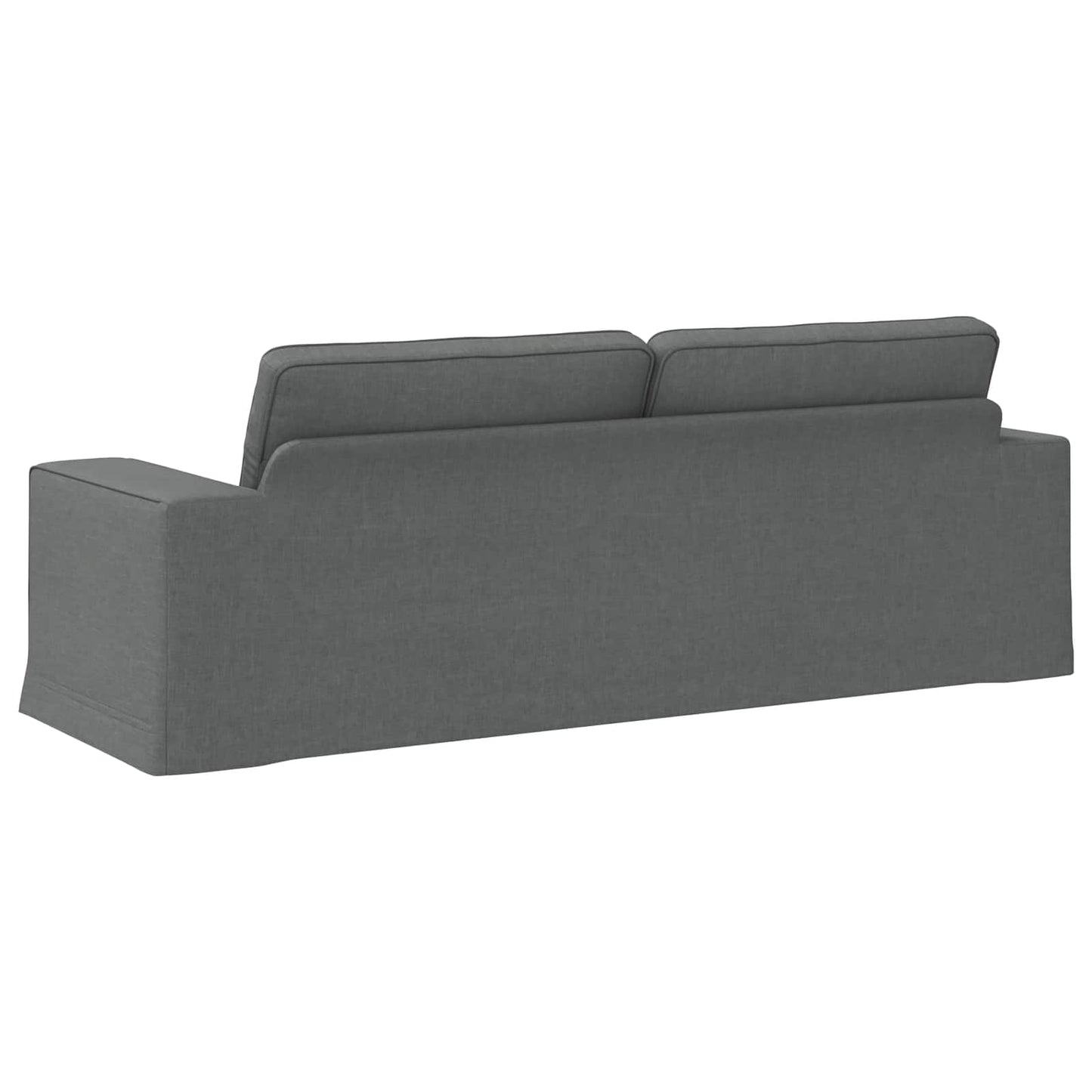 vidaXL Sofa Dunkelgrau 222 x 80 x 82 cm Stoff