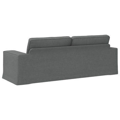 vidaXL Sofa Dunkelgrau 222 x 80 x 82 cm Stoff